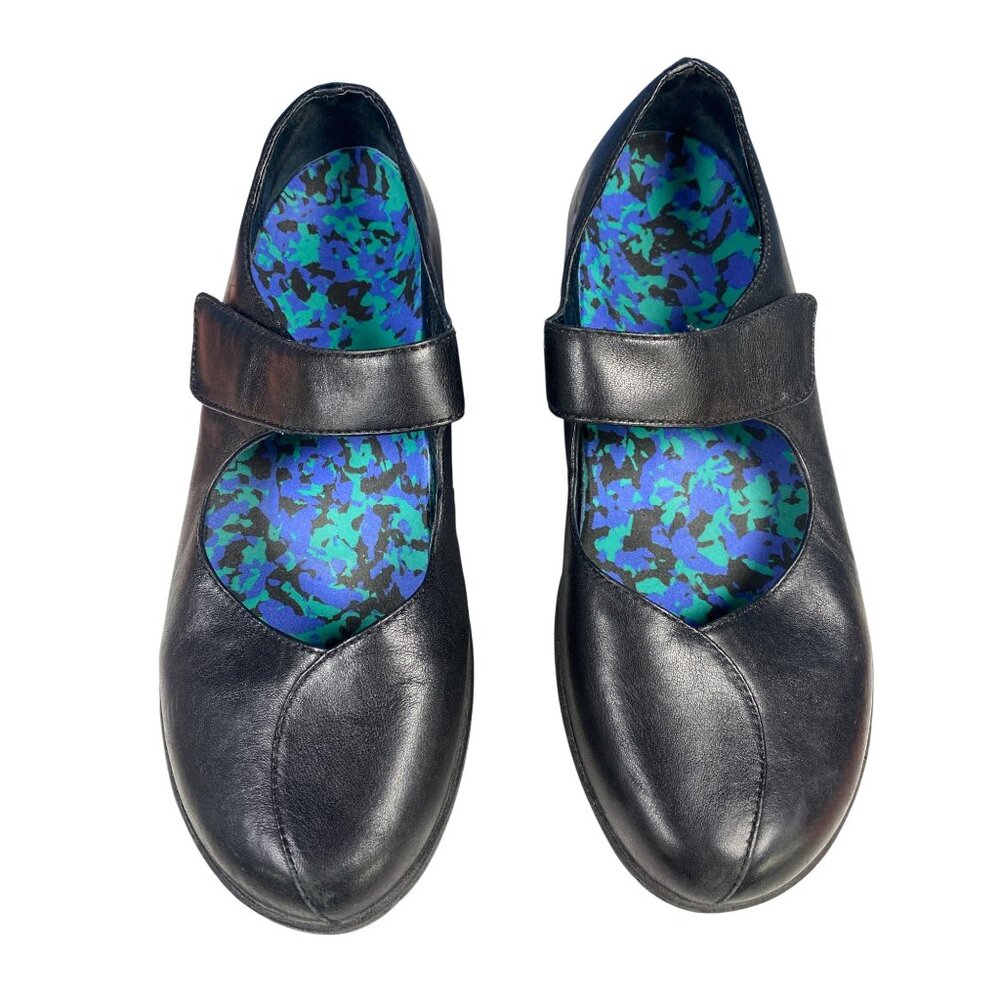 DANSKO Sonoma Annie ~ Black Leather Mary Janes Clogs Comfort Shoes Women's 41 * - Picture 4 of 11